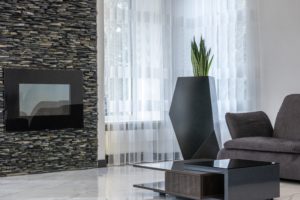 different types of electric fireplaces