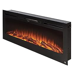 what are electric fireplaces made of