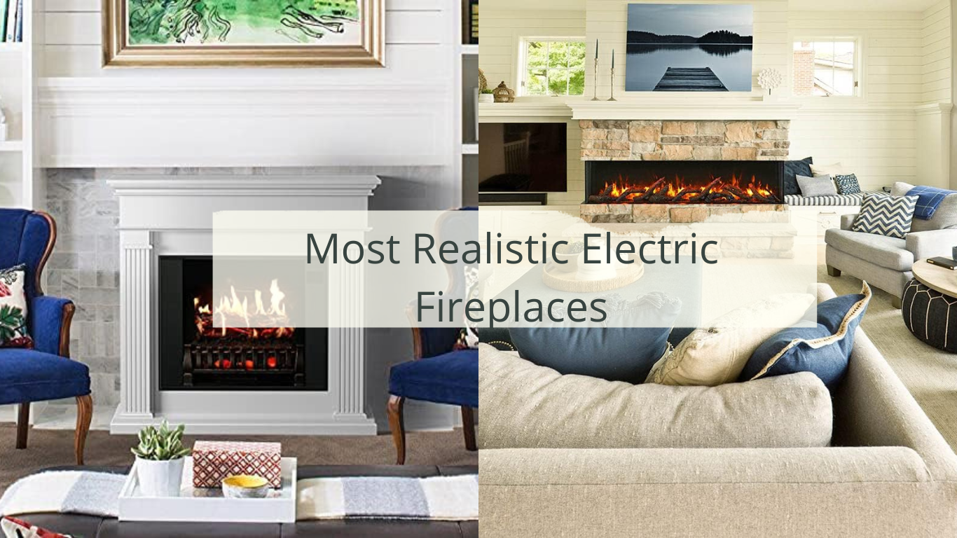 realistic electric fireplaces