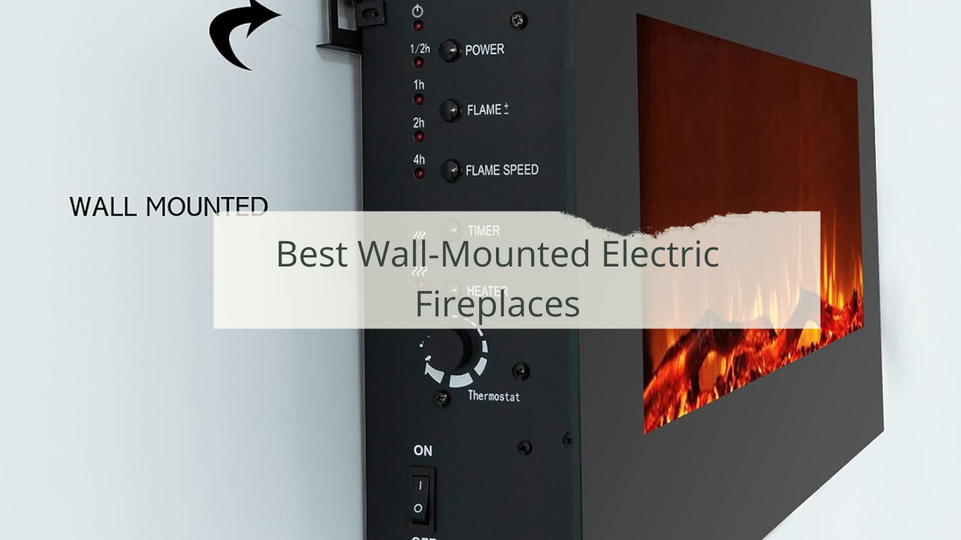 wall mounted electric fireplace